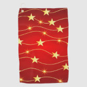 Serviette De Golf Star Adored Ruby Motif rouge (Devant)