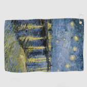 Serviette De Golf Starry Night Vincent van Gogh (Horizontal)