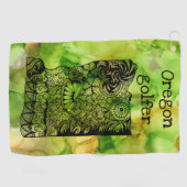 serviette de golf State of Oregon (Horizontal)