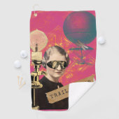 Serviette De Golf Steampunk Femme Trailblazer Pop Art (En situation)