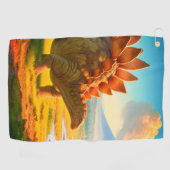 Serviette De Golf Stegosaurus (Horizontal)