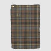 Serviette De Golf Stewart Chasse Patiné Tartan Plaid Motif (Devant)