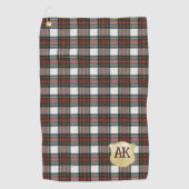 Serviette De Golf Stewart Dress Modern Original Tartan écossais (Devant)