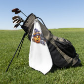 Serviette De Golf Sticker pour chat Halloween drôle - Casquette sorc (Vert)