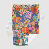 Serviette De Golf Stickers de surf (En situation)