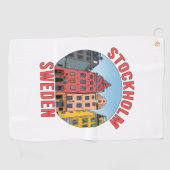 Serviette De Golf Stockholm Suède (Horizontal)