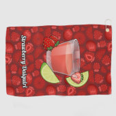 Serviette de golf Strawberry Daiquiri (Horizontal)