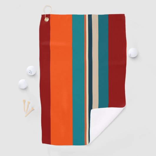 Serviette De Golf Stripes du sud-ouest 19 (En situation)