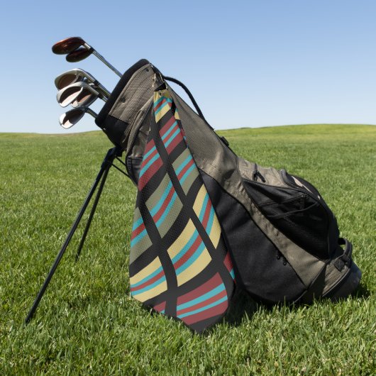 Serviette De Golf Stripes mexicaines Play 2 (Vert)