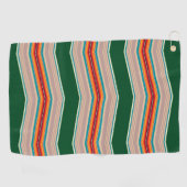 Serviette De Golf Stripes Motif-3 Golf Towne (Horizontal)