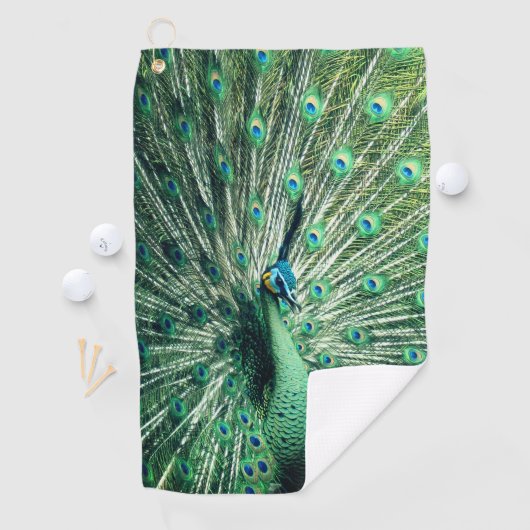Serviette De Golf Strut Peacock (En situation)