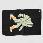 Serviette De Golf Style Bigfoot Squatchy Retro 90s (Horizontal)