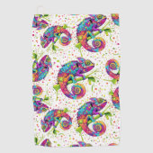 Serviette De Golf Style d'aquarelle des teintures Chameleon (Devant)