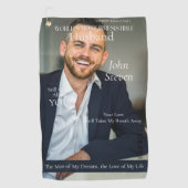 Serviette De Golf Style de couverture du magazine Husband Irresistib (Devant)