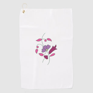 Serviette De Golf Style Ndrrmc, Purple Doux, Jazzberry Jam