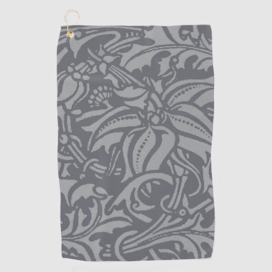 Serviette De Golf Style Scottish Thistle Knot William Morris (Devant)