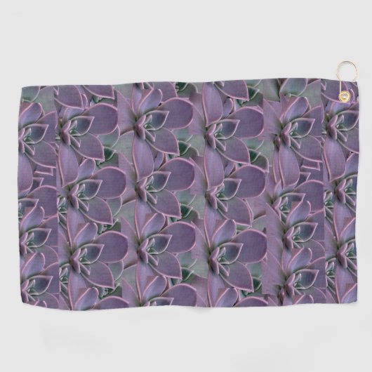 Serviette De Golf Succulent pourpre (Horizontal)