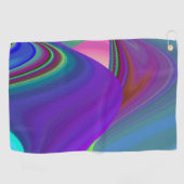 Serviette De Golf Summerfeel, Rainbowart 3D Abstrait (Horizontal)