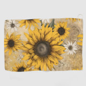 Serviette De Golf Sunflower (Horizontal)