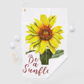Serviette De Golf Sunflower Golf Towel (En situation)