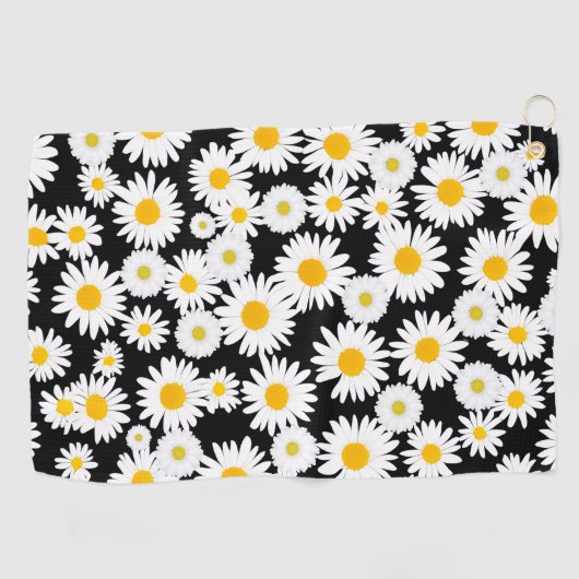 Serviette De Golf Sunny Daisies (Horizontal)
