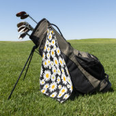 Serviette De Golf Sunny Daisies (Vert)