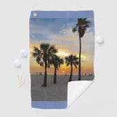 Serviette De Golf Sunset de Gulf Beach (En situation)