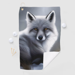 Serviette De Golf Superbe Renard Artique
