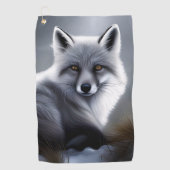Serviette De Golf Superbe Renard Artique (Devant)