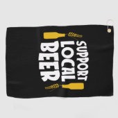 Serviette De Golf Support de la bière locale (Horizontal)