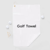 Serviette De Golf Supprimer ce texte et ajouter votre propre design (En situation)