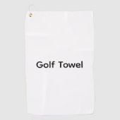 Serviette De Golf Supprimer ce texte et ajouter votre propre design (Devant)