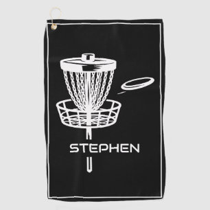 Serviette de golf sur disque personnalisée