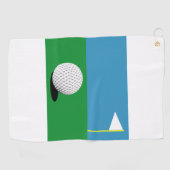 SERVIETTE DE GOLF SUR LES VERTS (Horizontal)