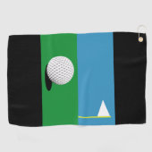 SERVIETTE DE GOLF SUR LES VERTS (Horizontal)
