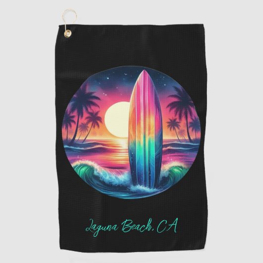 Serviette De Golf Surboard Escape (Devant)