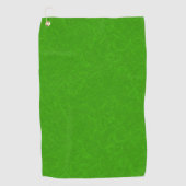 Serviette De Golf Surface texturée vert clair à motif tourbillonnant (Devant)