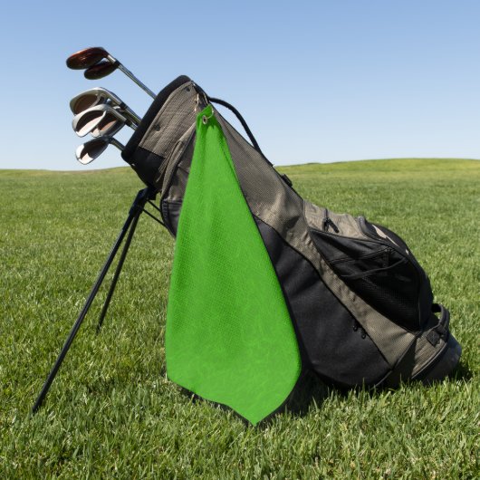 Serviette De Golf Surface texturée vert clair à motif tourbillonnant (Vert)