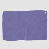 Serviette De Golf Surface texturée violette à motif tourbillonnant (Horizontal)
