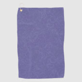 Serviette De Golf Surface texturée violette à motif tourbillonnant (Devant)