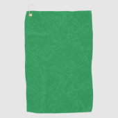 Serviette De Golf Surface verte texturée avec un motif tourbillonnan (Devant)