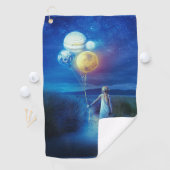 Serviette De Golf Surreal se déplace vers son avenir (En situation)