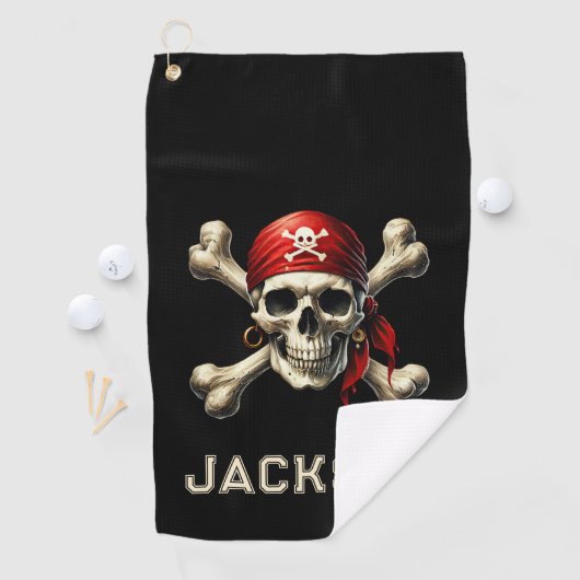 Serviette De Golf swashbucklin" (En situation)