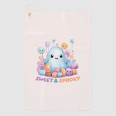 Serviette De Golf Sweet and Spooky (Devant)