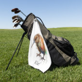 Serviette De Golf Sweet Kiwi, coutume (Vert)