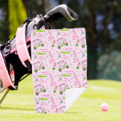 Serviette De Golf Swing Pink Golfer Sensibilisation au cancer du sei