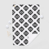 Serviette De Golf Symbole BW Aztec sur Motif blanc (En situation)