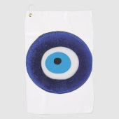 Serviette De Golf Symbole mauvais de protection oculaire de Nazar (Devant)