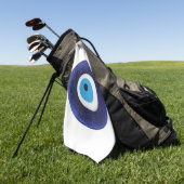 Serviette De Golf Symbole mauvais de protection oculaire de Nazar (Vert)