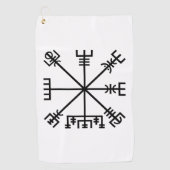 SERVIETTE DE GOLF SYMBOLE VIKING DE VÉVISE (Devant)